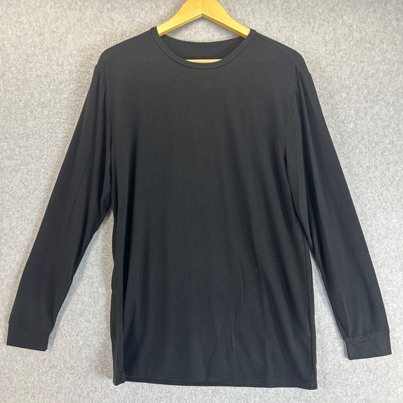 32‎ Degrees Heat Long Sleeve Crew Neck Shirt Base Layer Top Black Mens Size XL - Picture 1 of 11